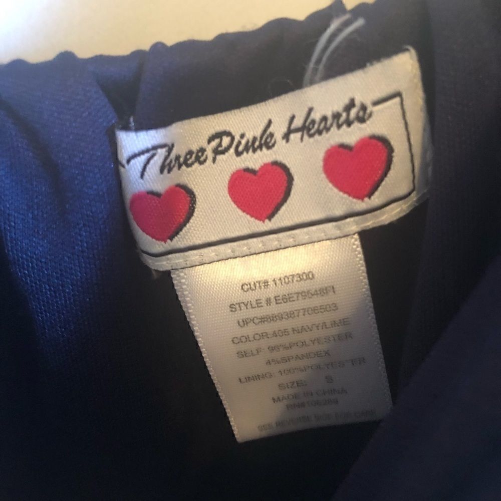 ✅(free) Three Pink Hearts Strapless patterned dress - Picture 5 of 5